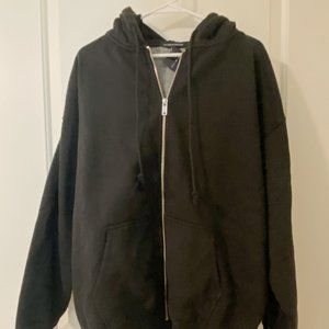 Brandy Melville Christy Hoodie Black Oversized Fit